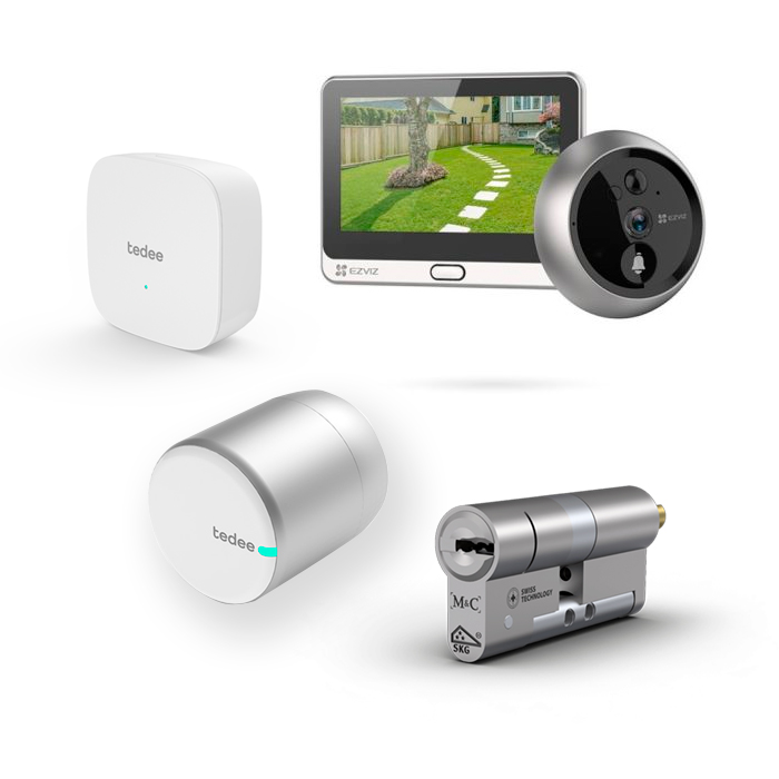 PACK DE SEGURIDAD TEDEE PRO + EZVIZ