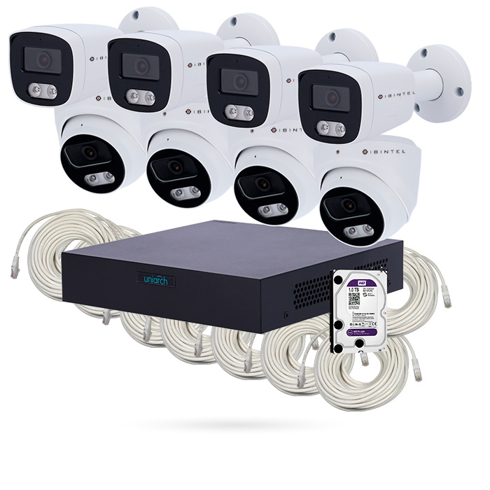 KIT PRO 8 CAMARAS IBINTEL