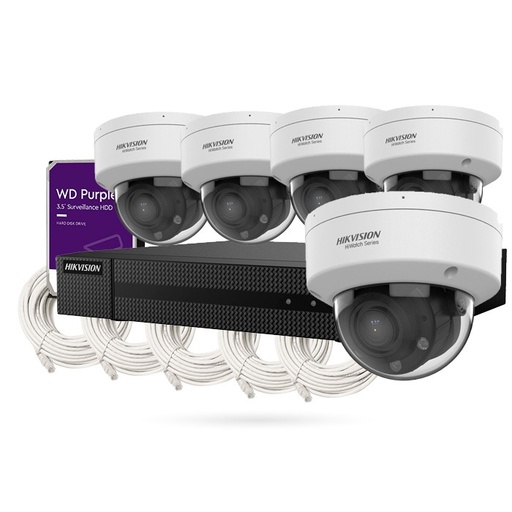 [CTKTHK000038] KIT IP POE TIENDA 5 CAMARAS