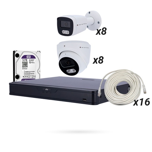 [CTKTBT000008] KIT PRO 16 CAMARAS IBINTEL