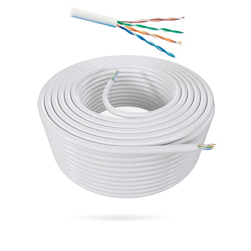 [ACCBUT000041] BOBINA CABLE UTP 6 305M EXT BLANCO