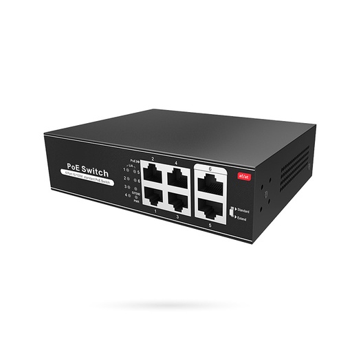 [ACSWMB000045] SWITCH POE 4 PUERTOS 100 MBPS